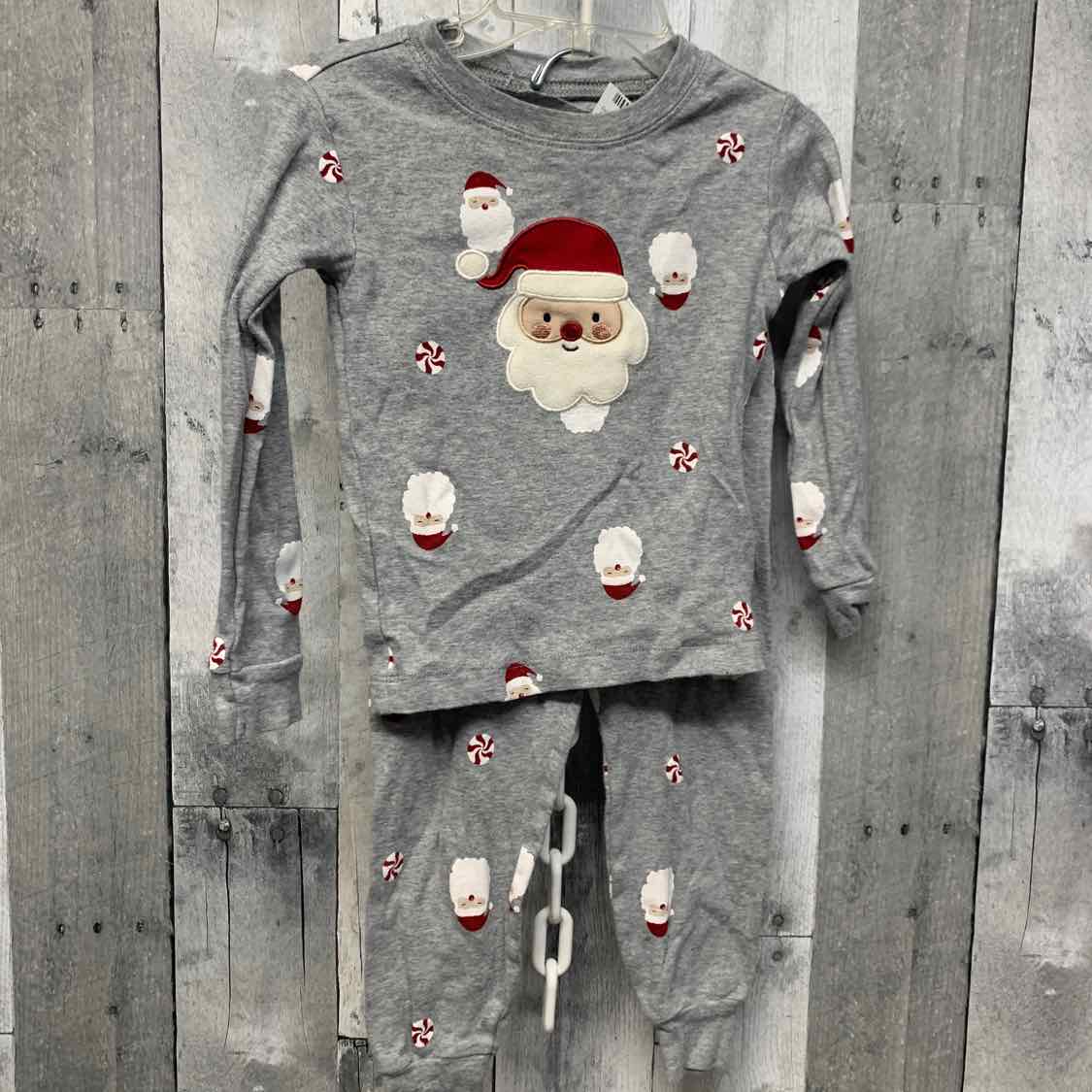 Size 2T Gray Holiday Brands 2pc PJs