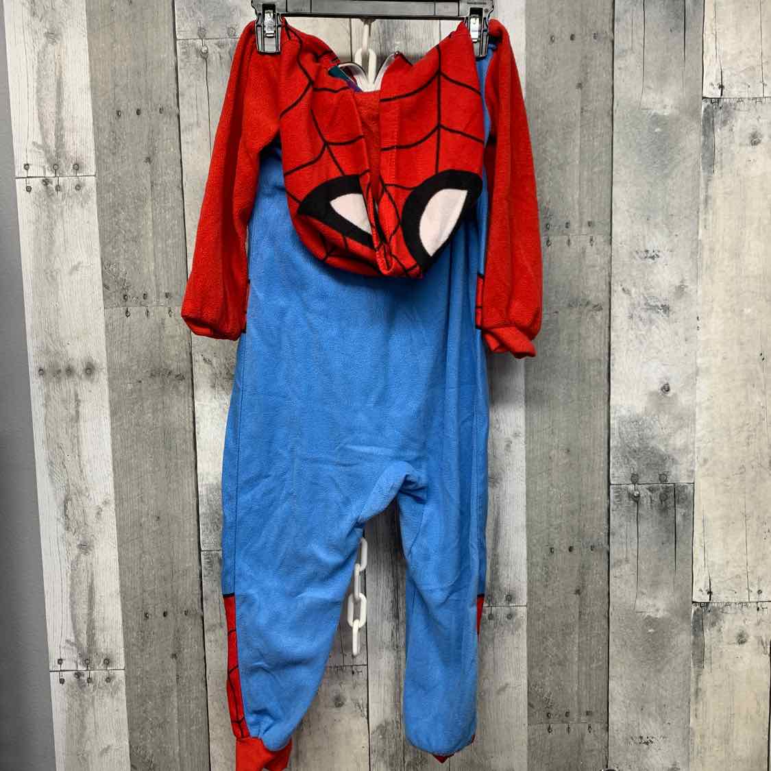 Size 4/5 Blue/Red Marvel Footy PJs