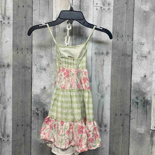 Size 4T Green/Pink B Brand Dress