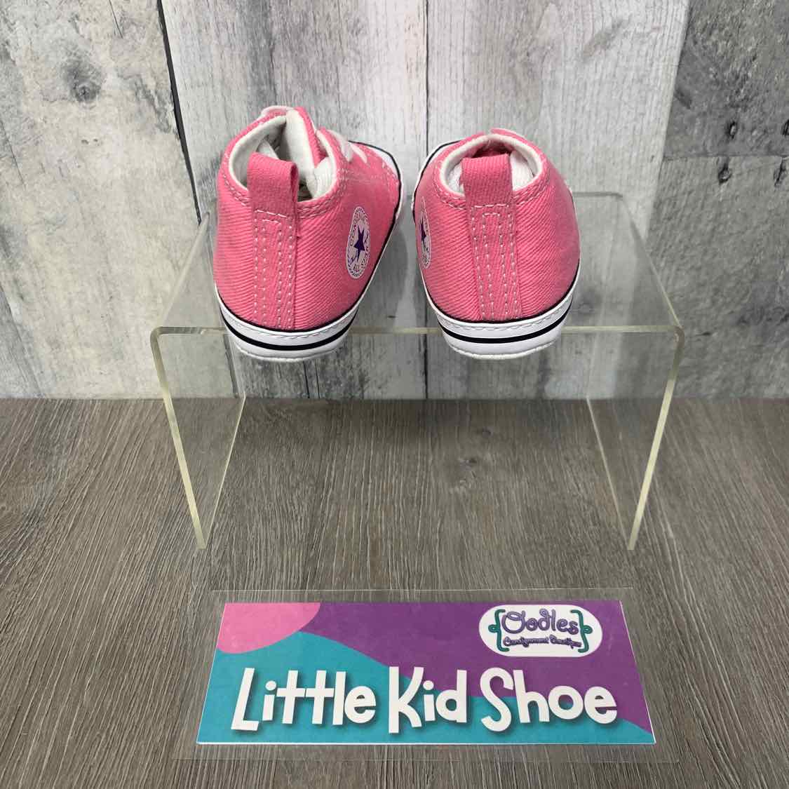 Size 3 Pink Converse Soft Sole Shoes