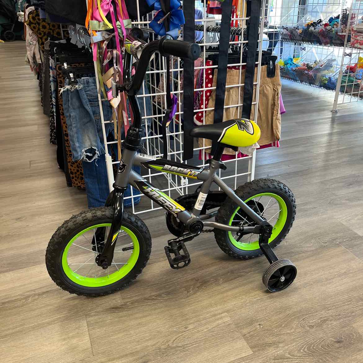 Huffy Black/Green Bike