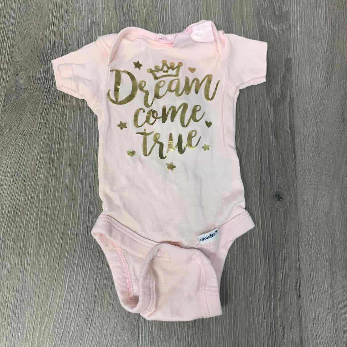 Size Preemie Pink Gerber Bodysuit