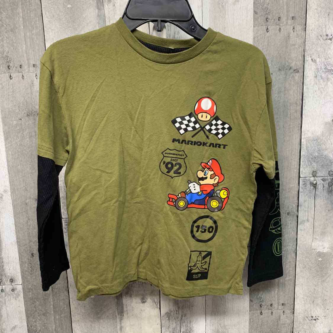 Size XSmall Green/Black B Brand Long Sleeve Shirt