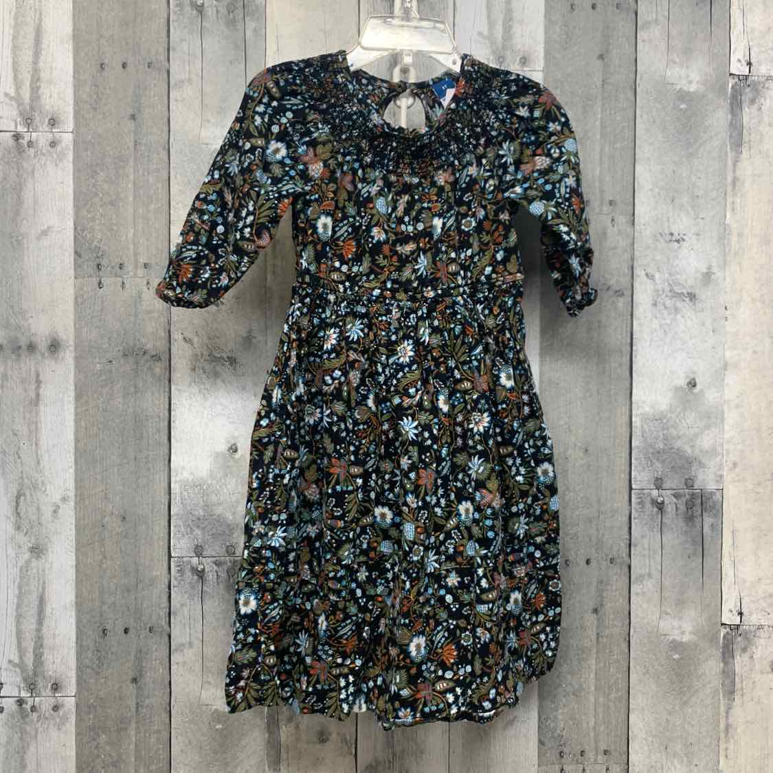 Size 3T Black Graphic Old Navy LS Dress