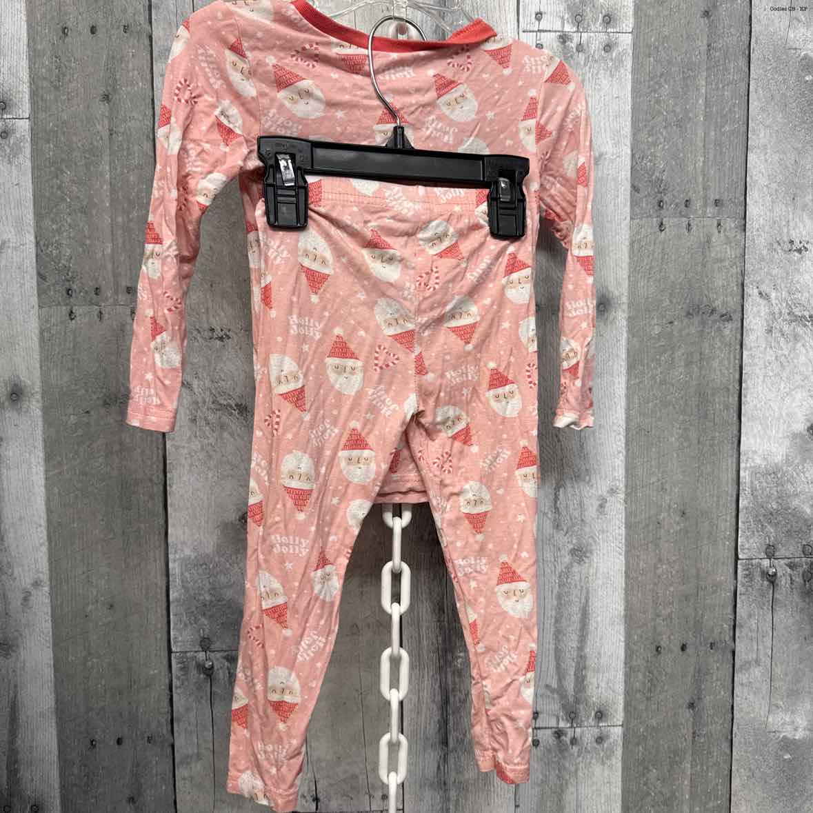 Size 24 Months Pink Print Bamboo 2pc PJs
