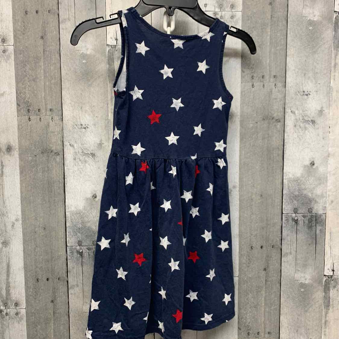 Size 6/8 Navy Print H&M Dress - Knit