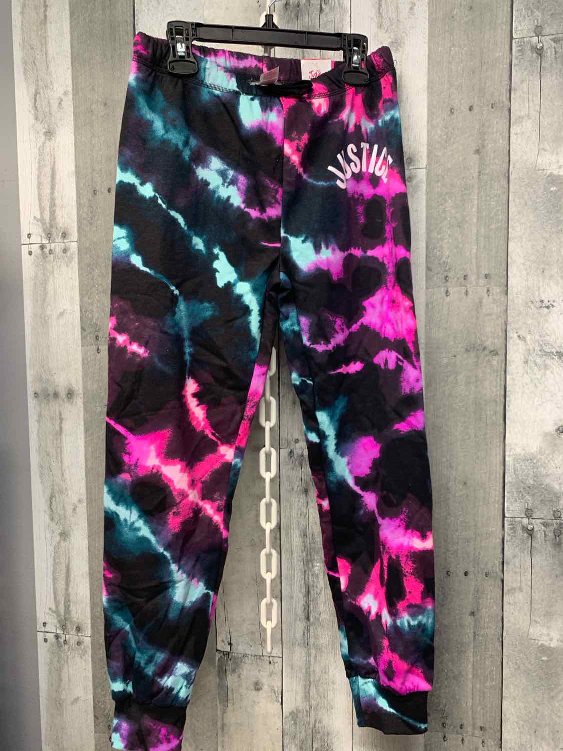 Size Medium Black/Pink Justice Athletic Pants