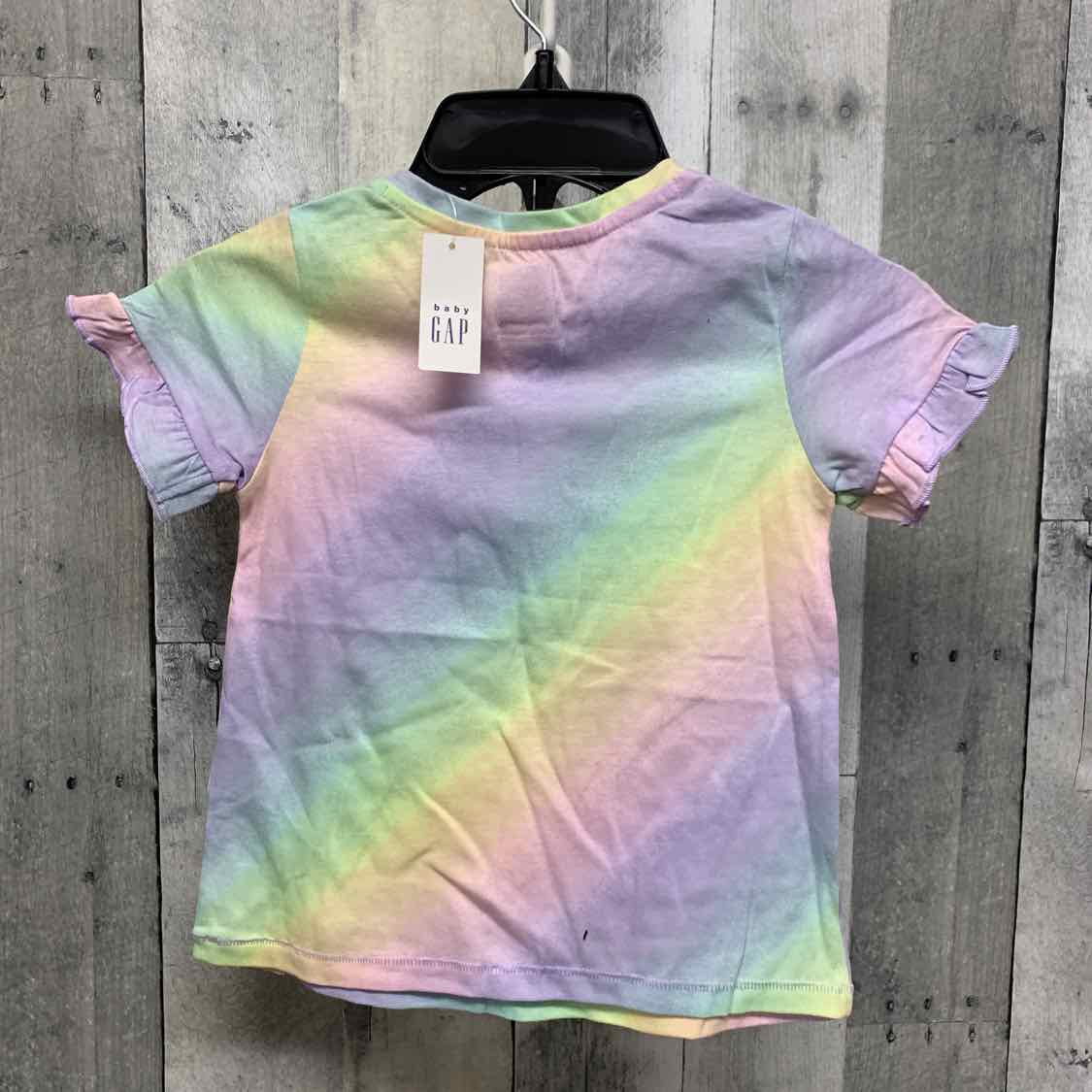 Size 4T Purple/Yellow Gap Short Sleeve Shirt - OodlesCB