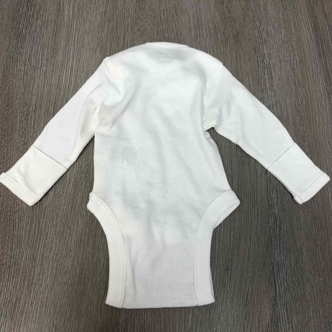 Size Preemie White Gerber Bodysuit