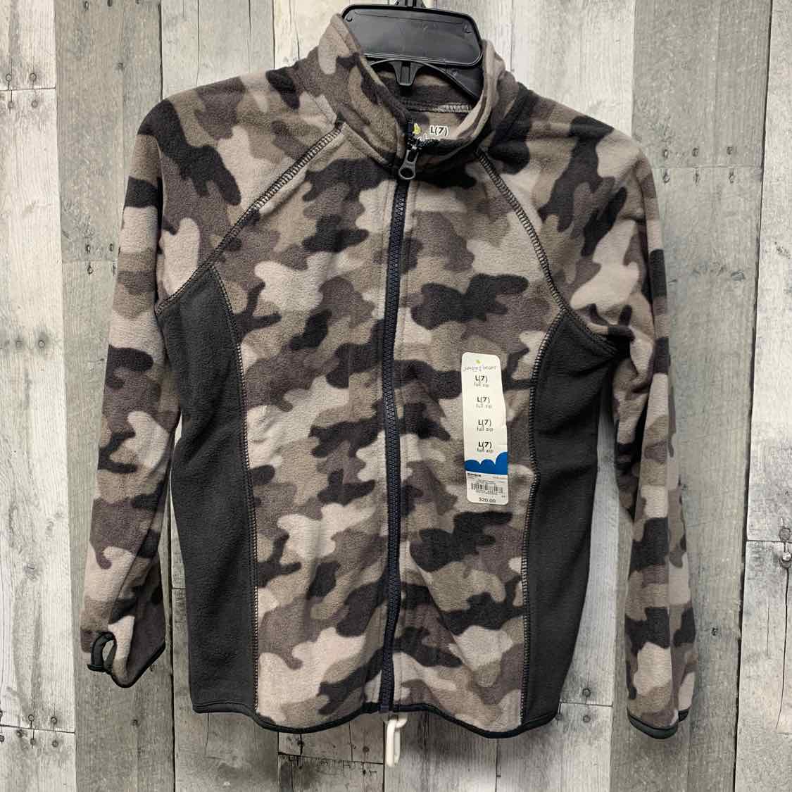 Size 7 Green Camo Jumping Beans Light Jacket