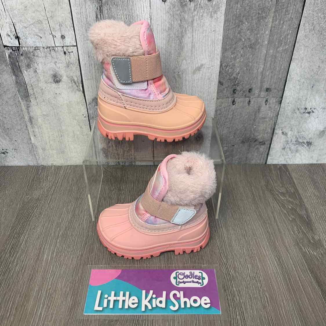 Size 5 Pink/Purple B Brand Snow Boots