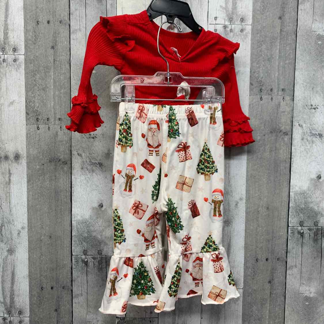 Size 6-9 Months Red/White Shein Shirt/Pants