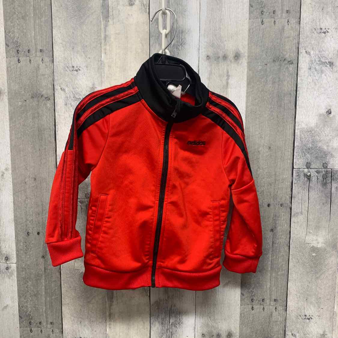 Size 2T Red/Black Sport Brand Light Jacket
