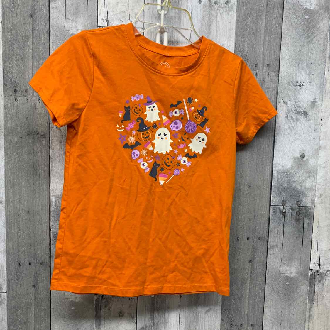 Size 10/12 Orange Print Wonder Nation T Shirt