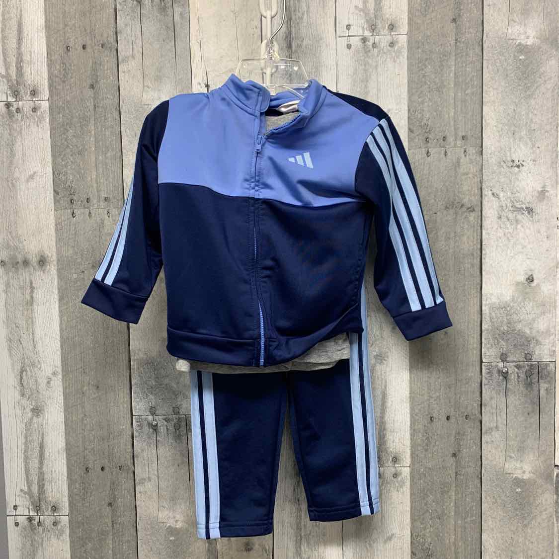Size 18 Months Navy/Gray Sport Brand Jacket/Pants