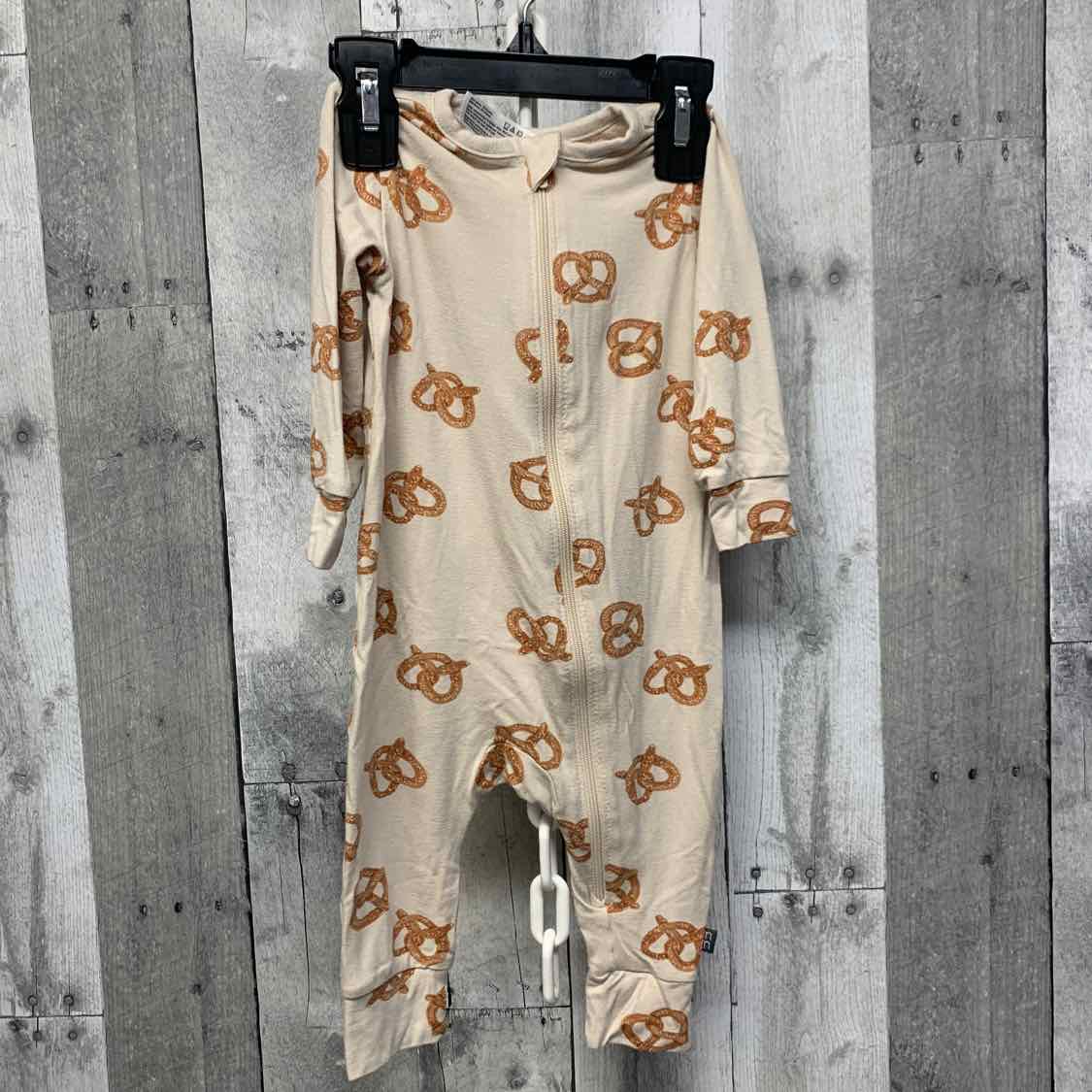 Size 6-9 Months Ivory/Brown Modern Moments by Gerber Romper