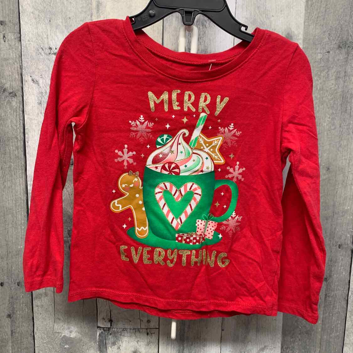 Size 3T Red Graphic Children's Place Long Sleeve Shirt