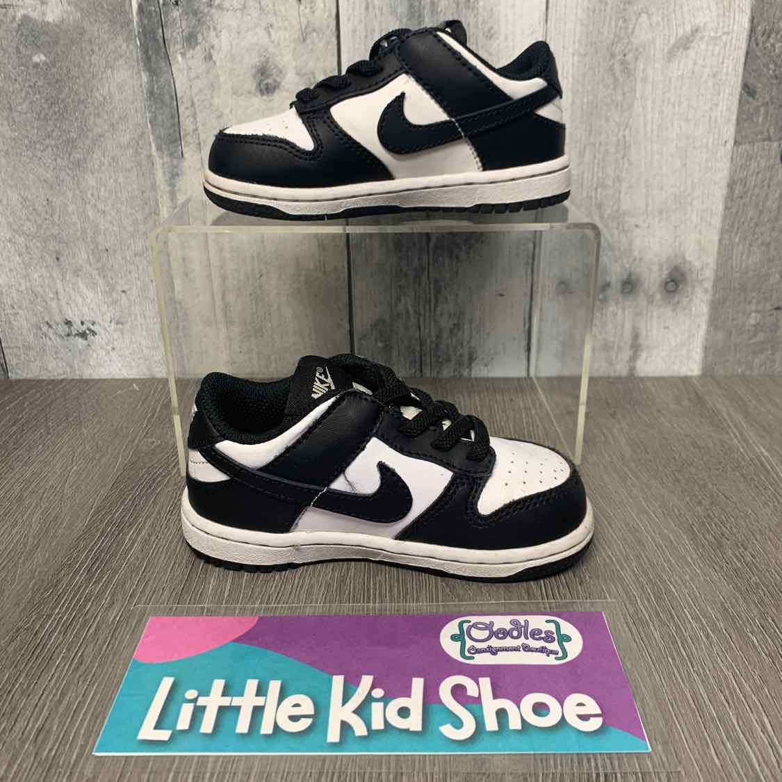 Size 7 Black/White Sport Brand Sneakers