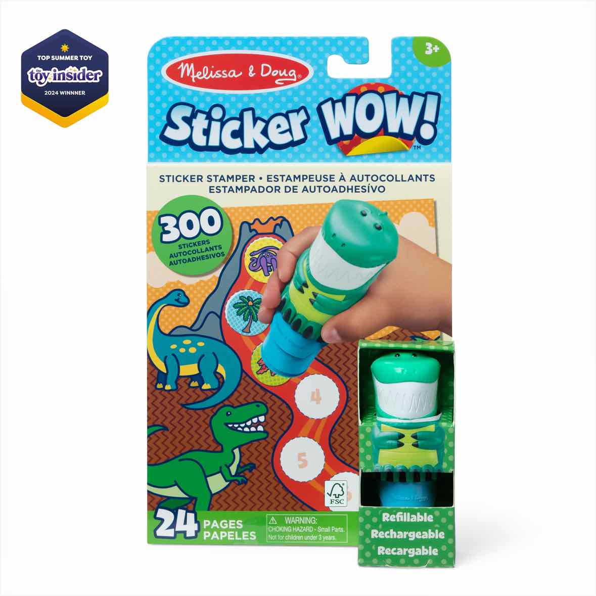 Melissa & Doug Sticker WOW! Dinosaur
