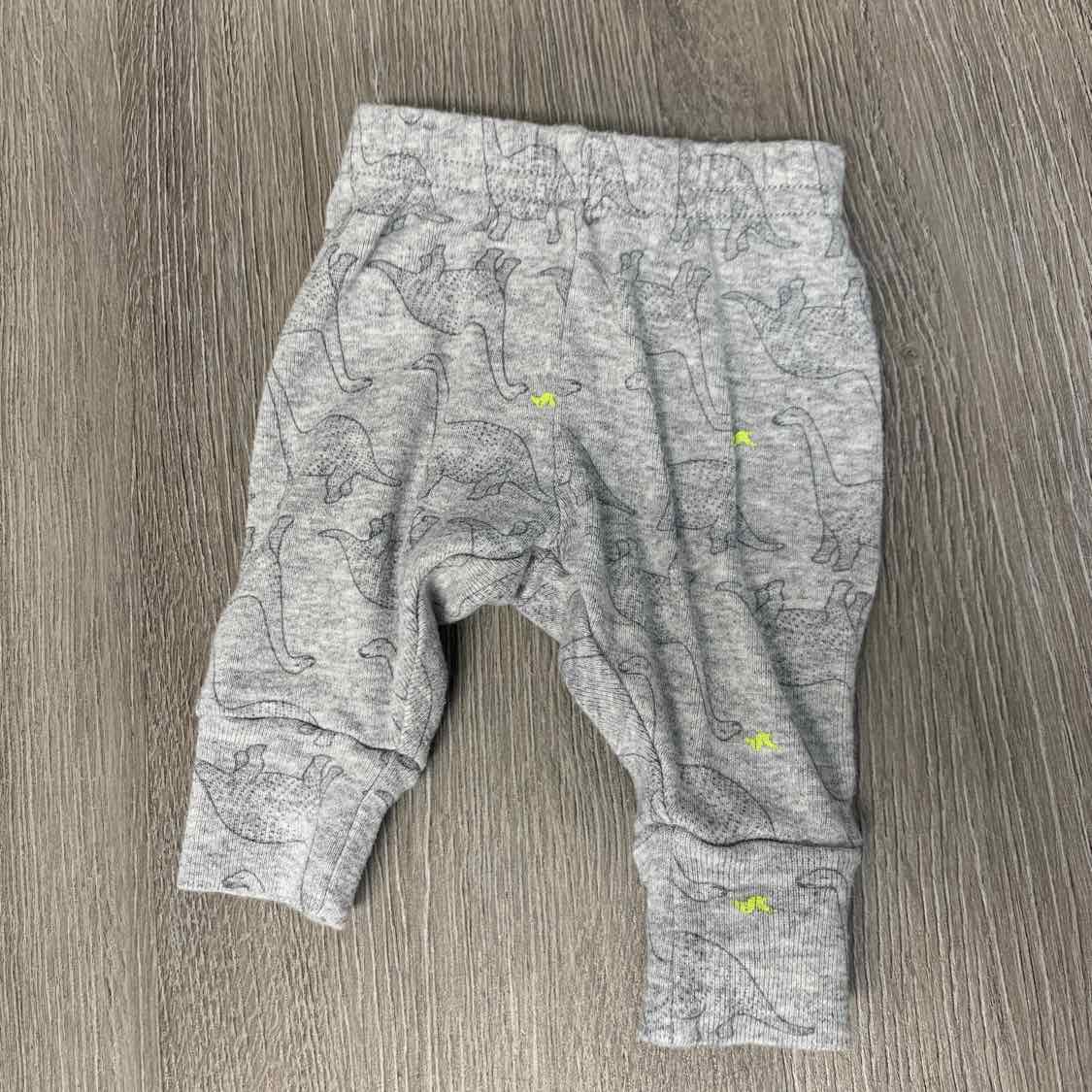 Size Preemie Gray Print Simple Joys Athletic Pants - OodlesCB