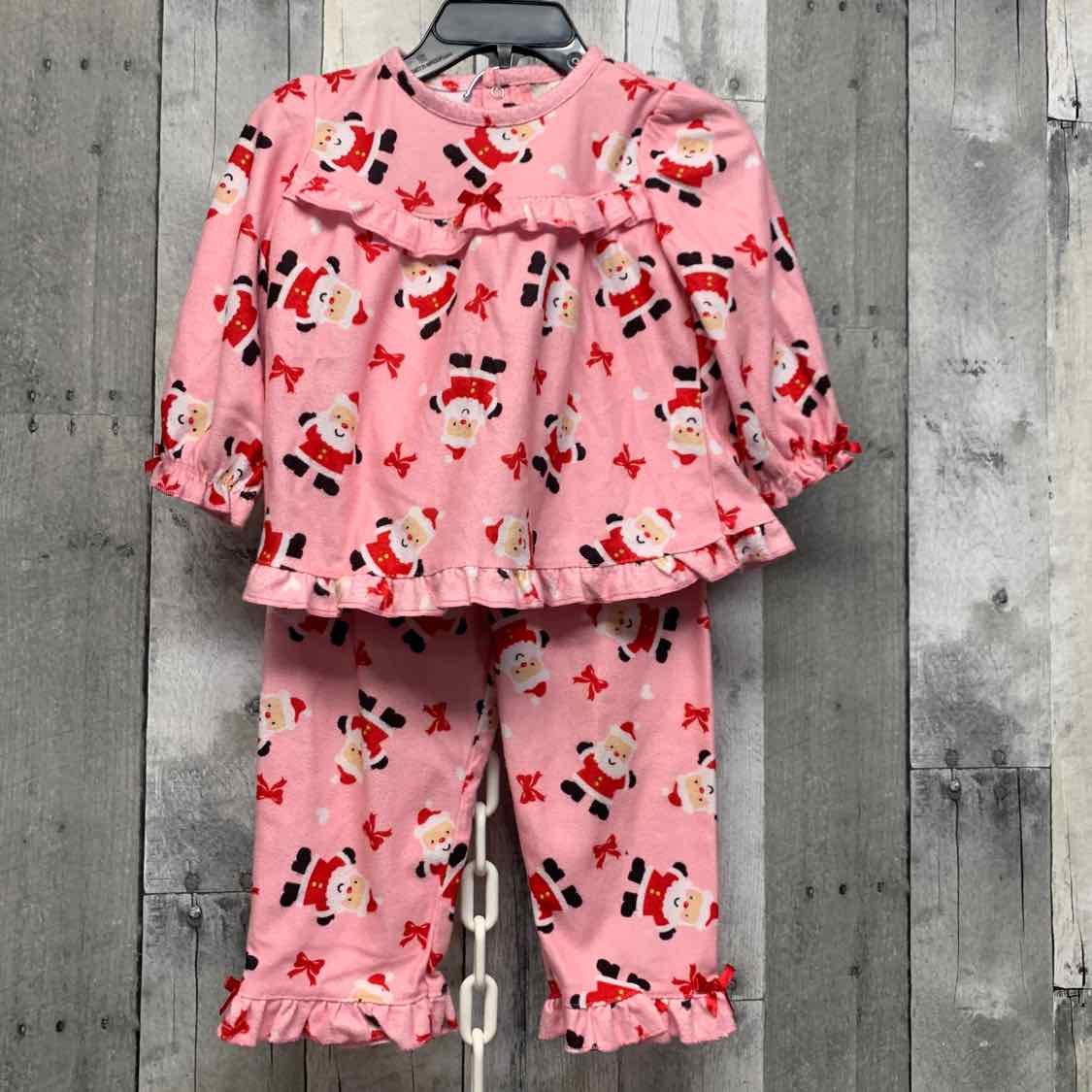 Size 18 Months Pink Print Little Me 2pc PJs