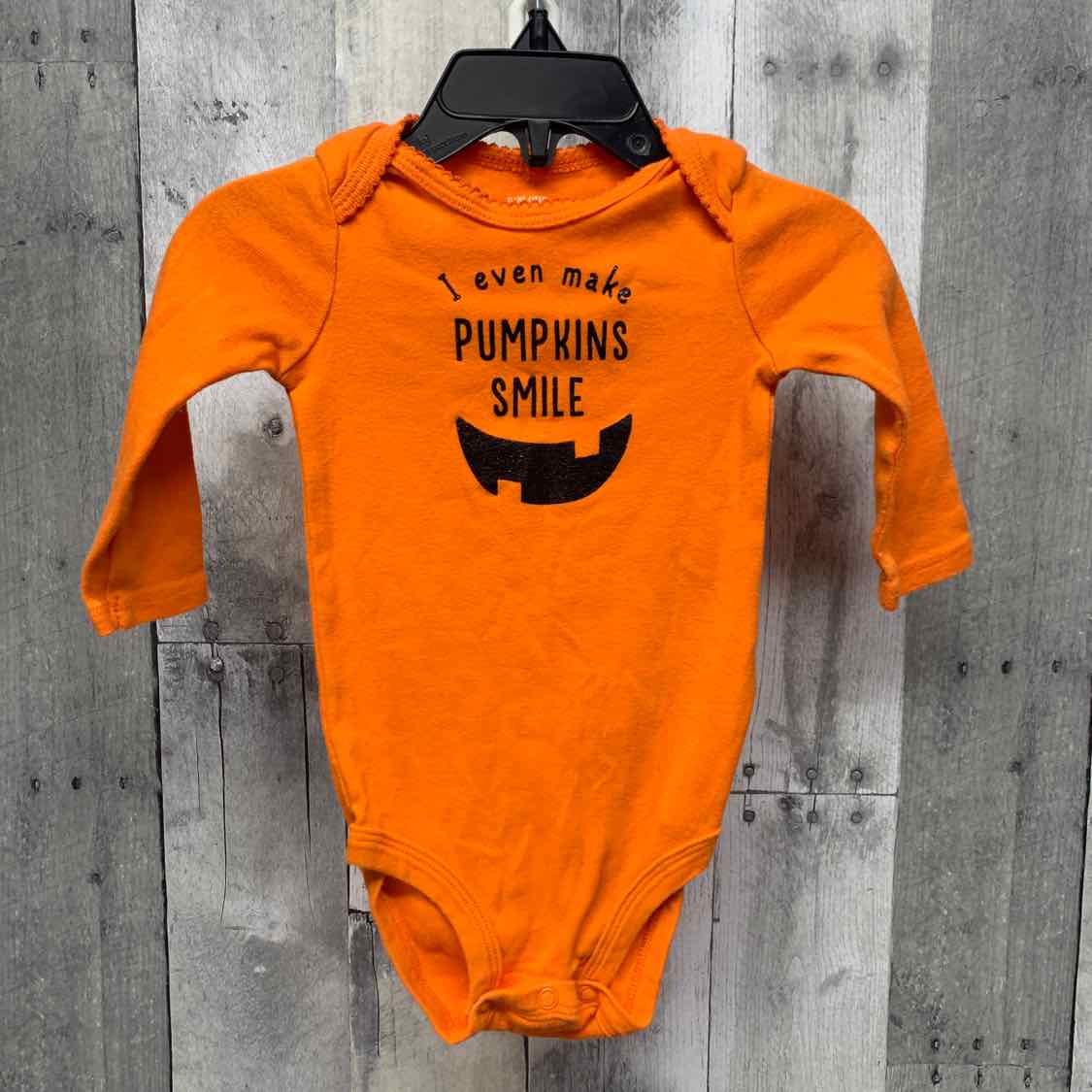 Size 6 Months Orange Graphic Just One You Bodysuit