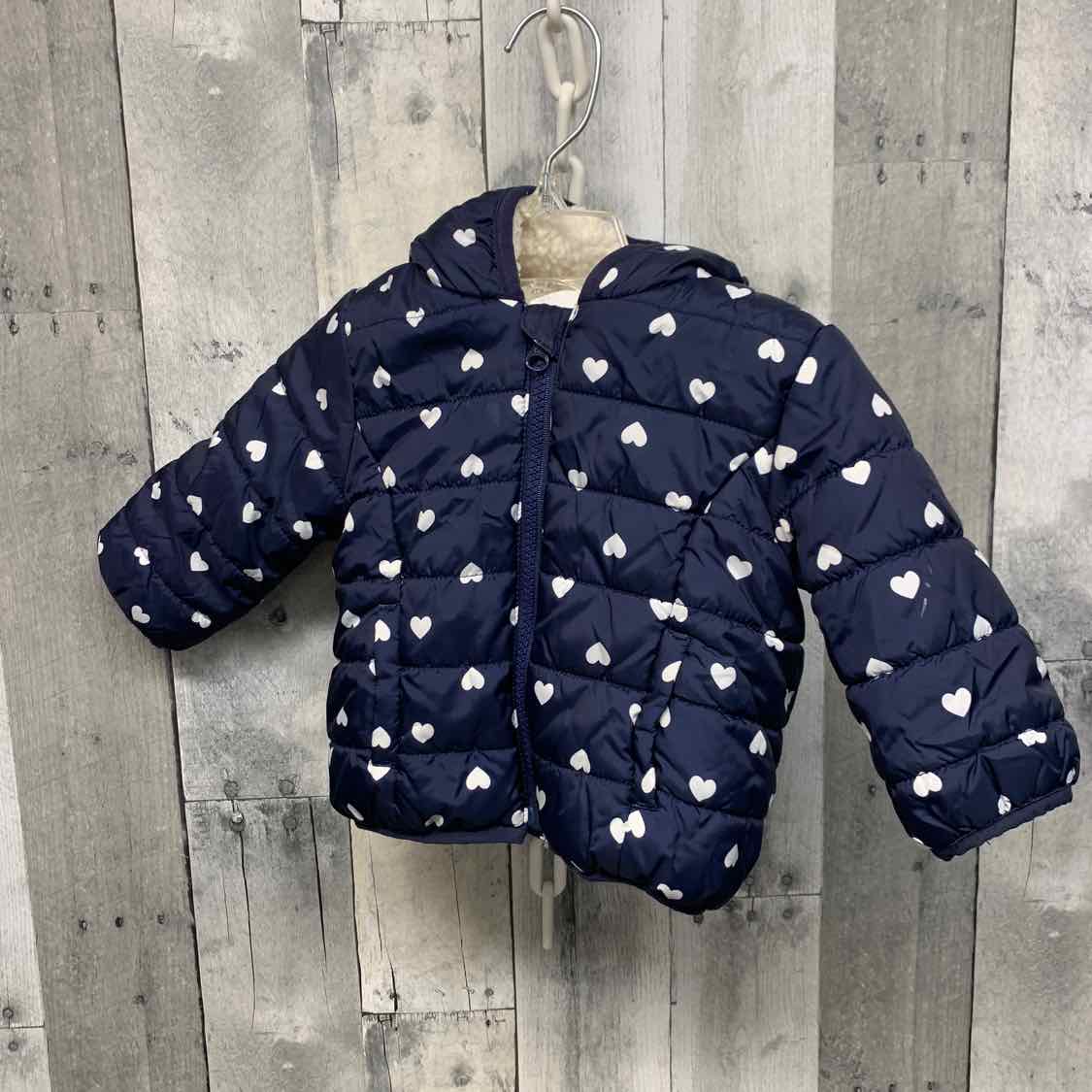 Size 6 Months Navy Print B Brand Snow Jacket