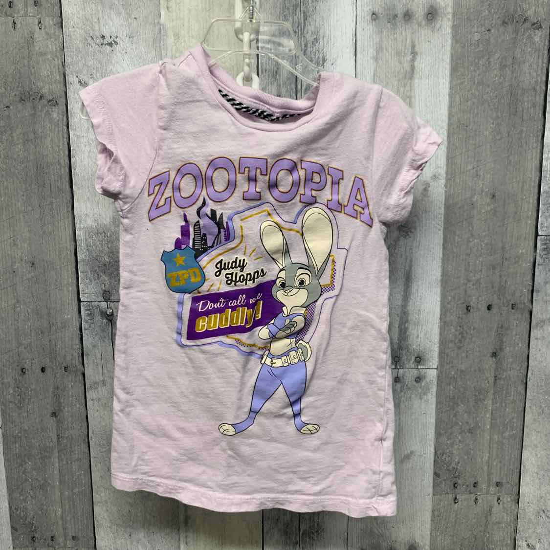 Size 4/5 Purple Graphic Disney T Shirt