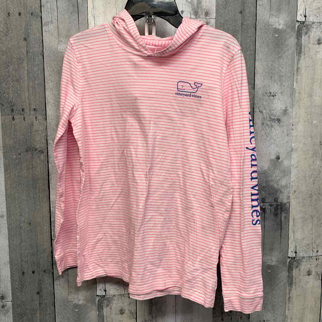 Size Large Pink/Blue Vineyard Vines Long Sleeve Shirt
