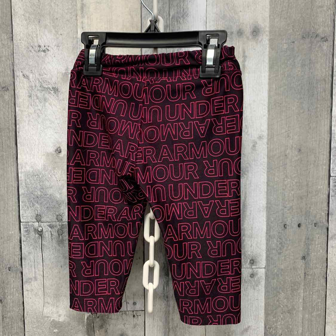 Size 2T Black/Pink Sport Brand Leggings