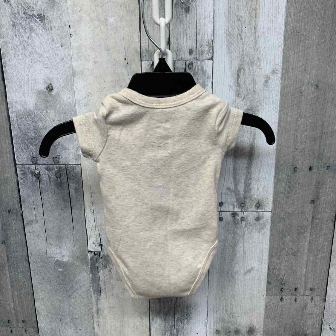 Size Newborn Tan Sport Brand Bodysuit