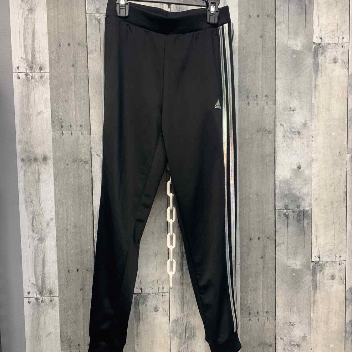 Size 10/12 Black/Silver Sport Brand Athletic Pants