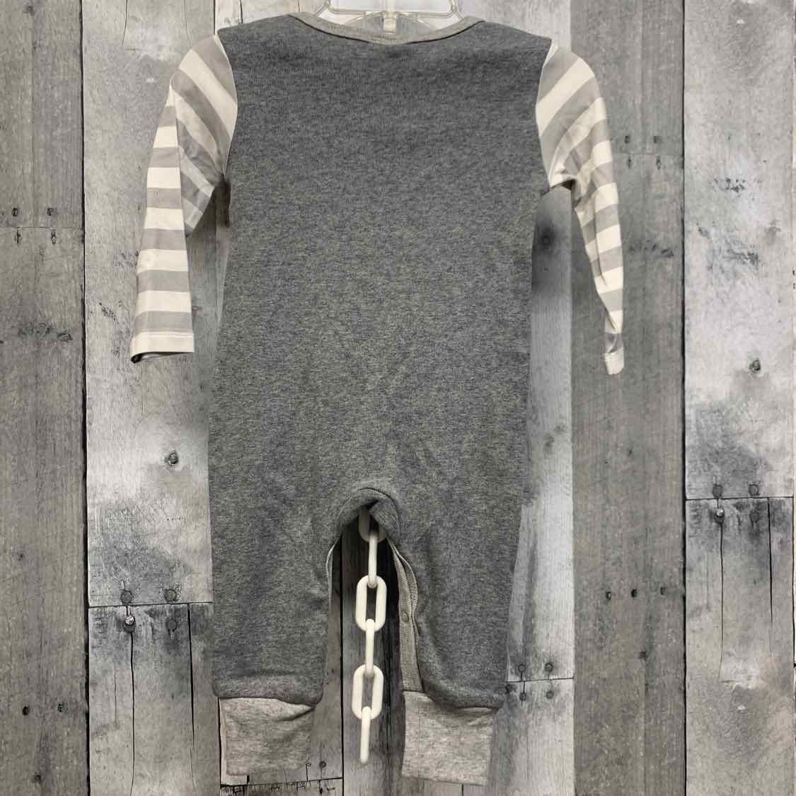 Size 3-6 Months Gray B Brand Romper