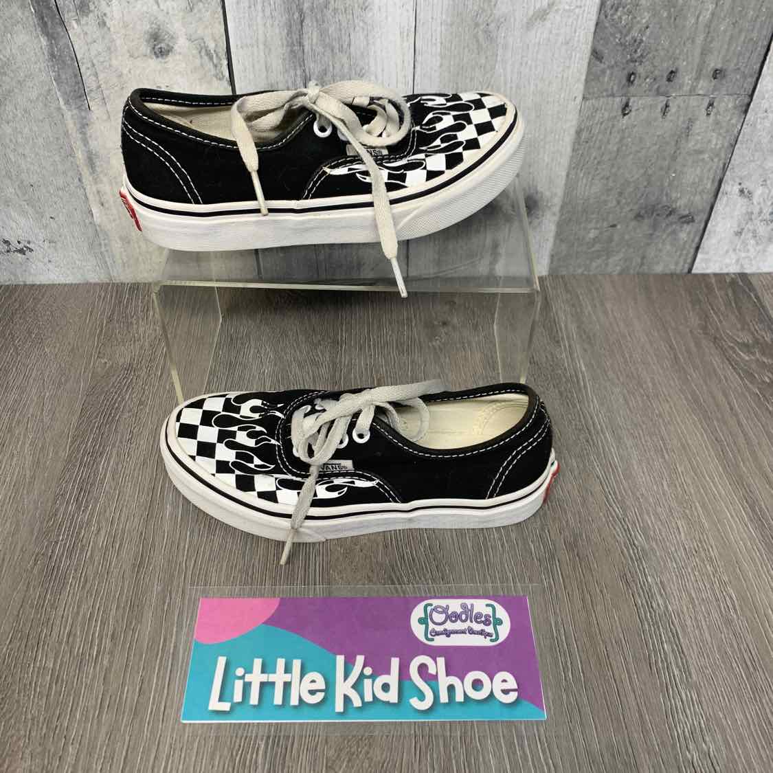 Size 13 Black/White Vans Sneakers