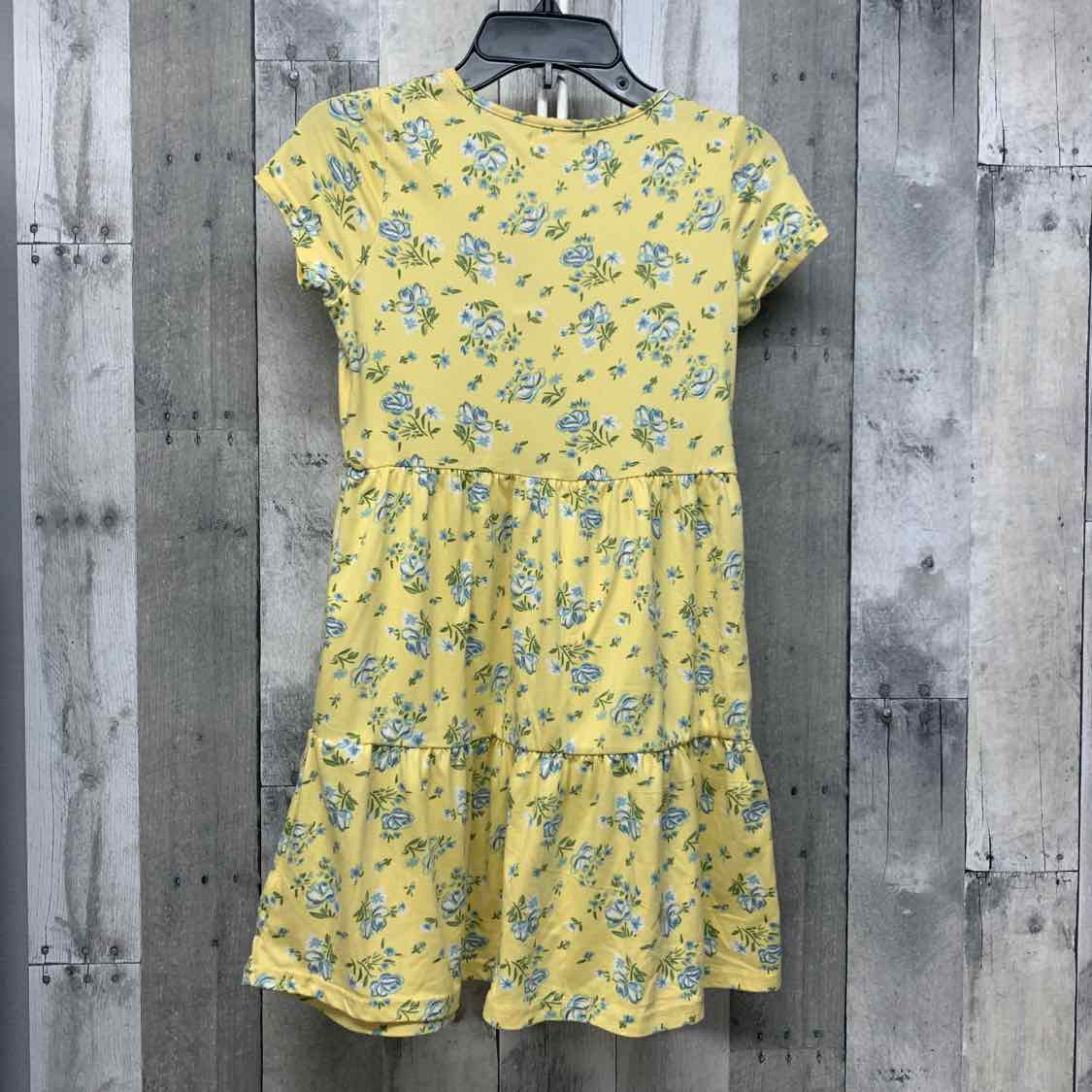 Size 8 Yellow/Blue Btween Dress - Knit