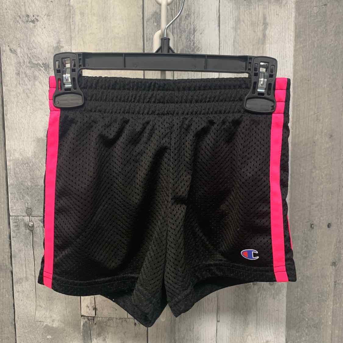 Size 5 Black/Pink Champion Shorts - Athletic
