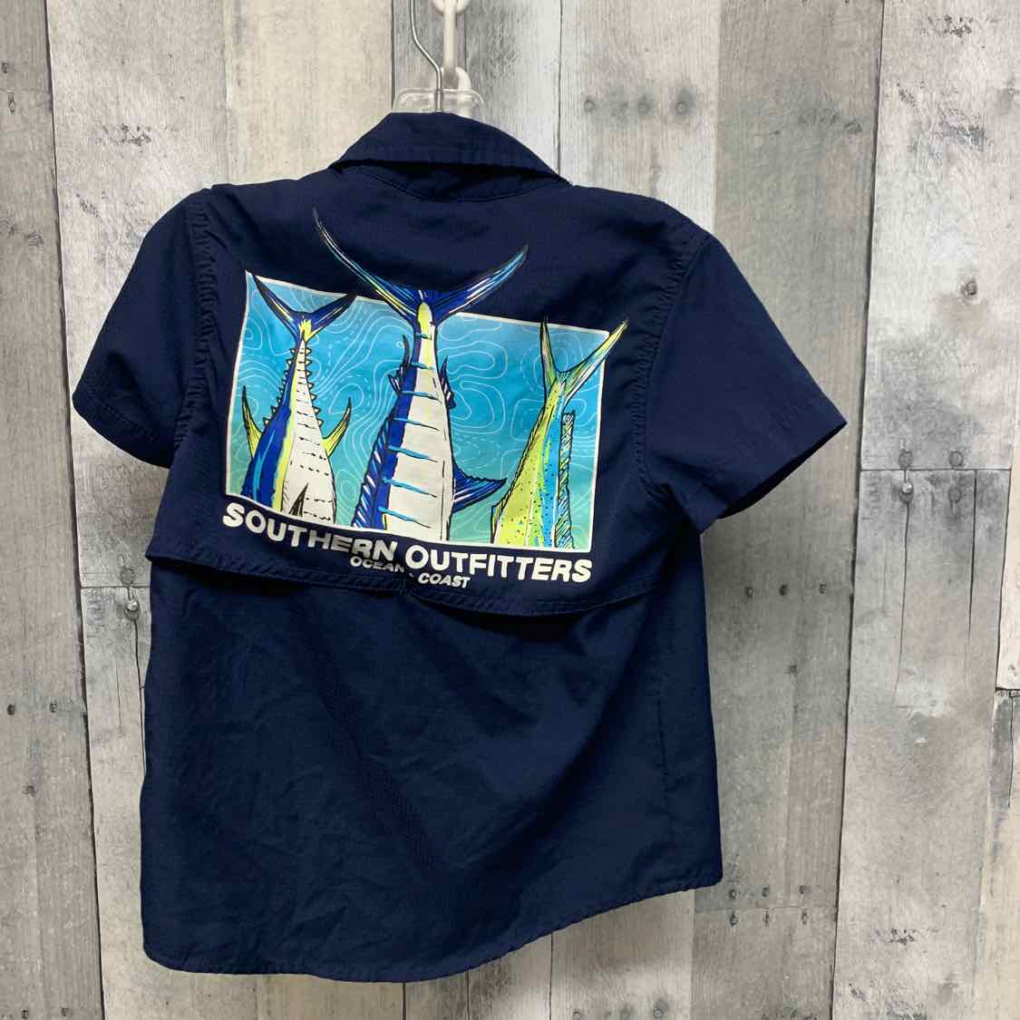 Size 5 Navy B Brand Button Up