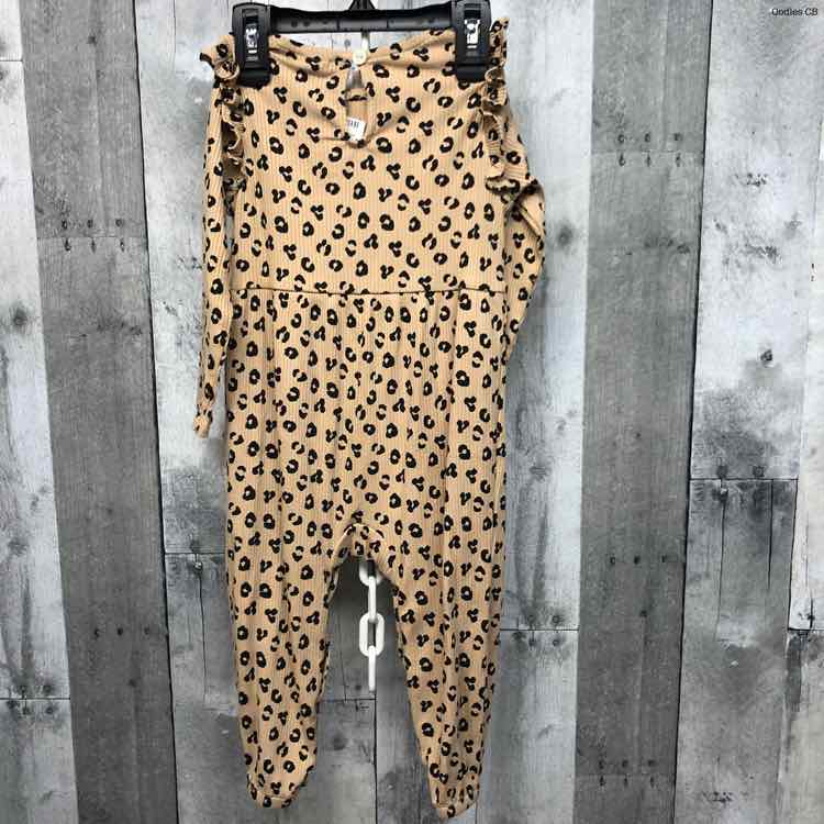 Size 18-24 Months Tan Animal Print Old Navy Romper