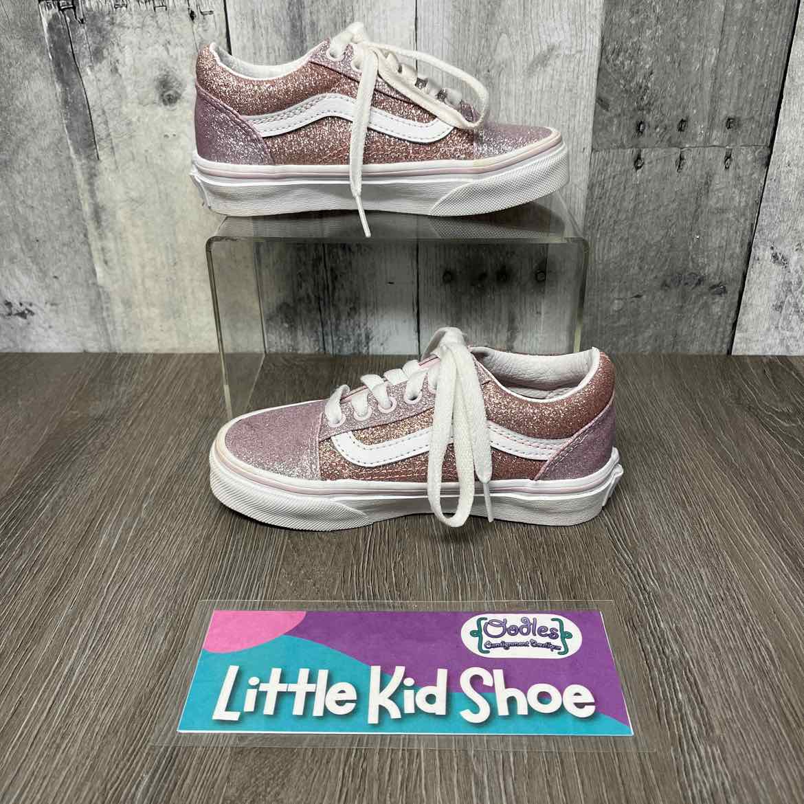 Size 11 Pink/White Vans Sneakers