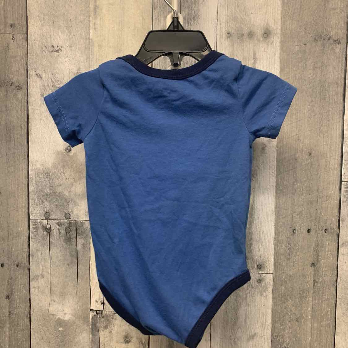 Size 9 Months Blue/Navy Sport Brand Bodysuit