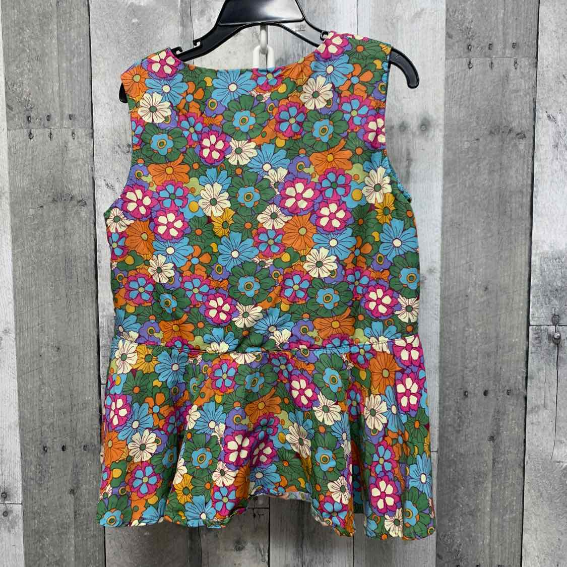 Size 8 Green/Blue Matilda Jane Tank Top