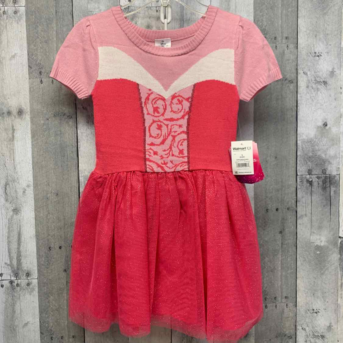 Size 6 Pink/White Disney Dress
