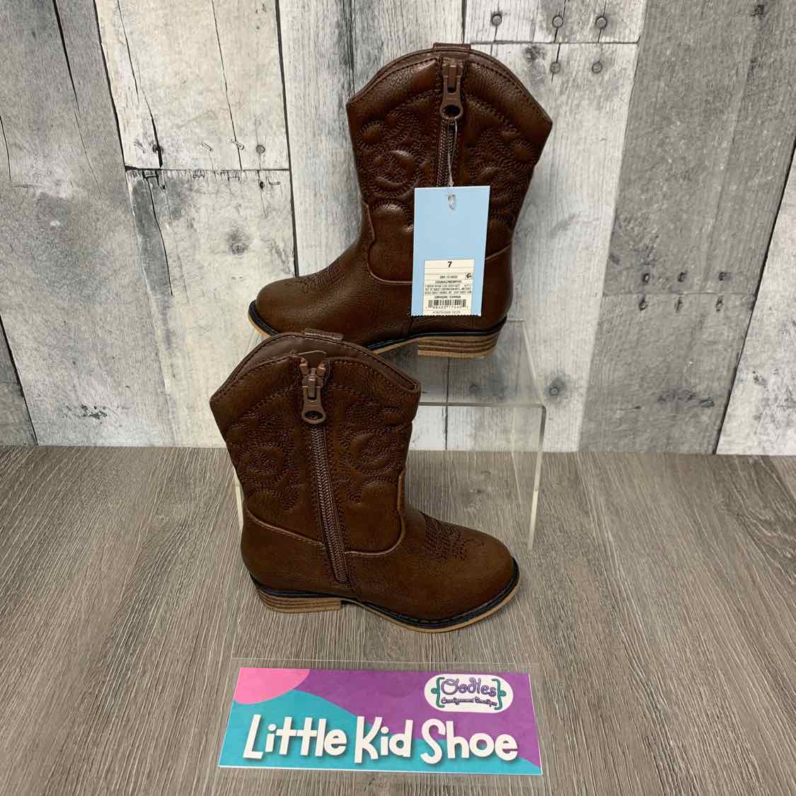 Size 7 Brown Cat & Jack Boots