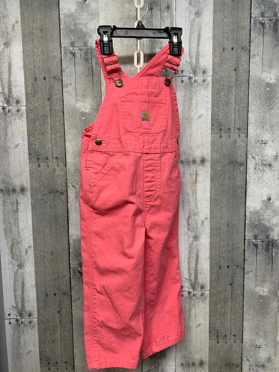 Size 3T Pink Carhartt Overalls