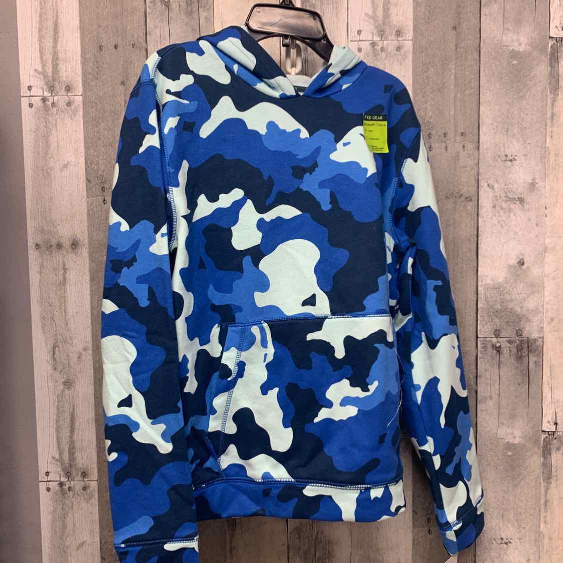 Size XLarge Blue Camo Tek Gear Pull Over