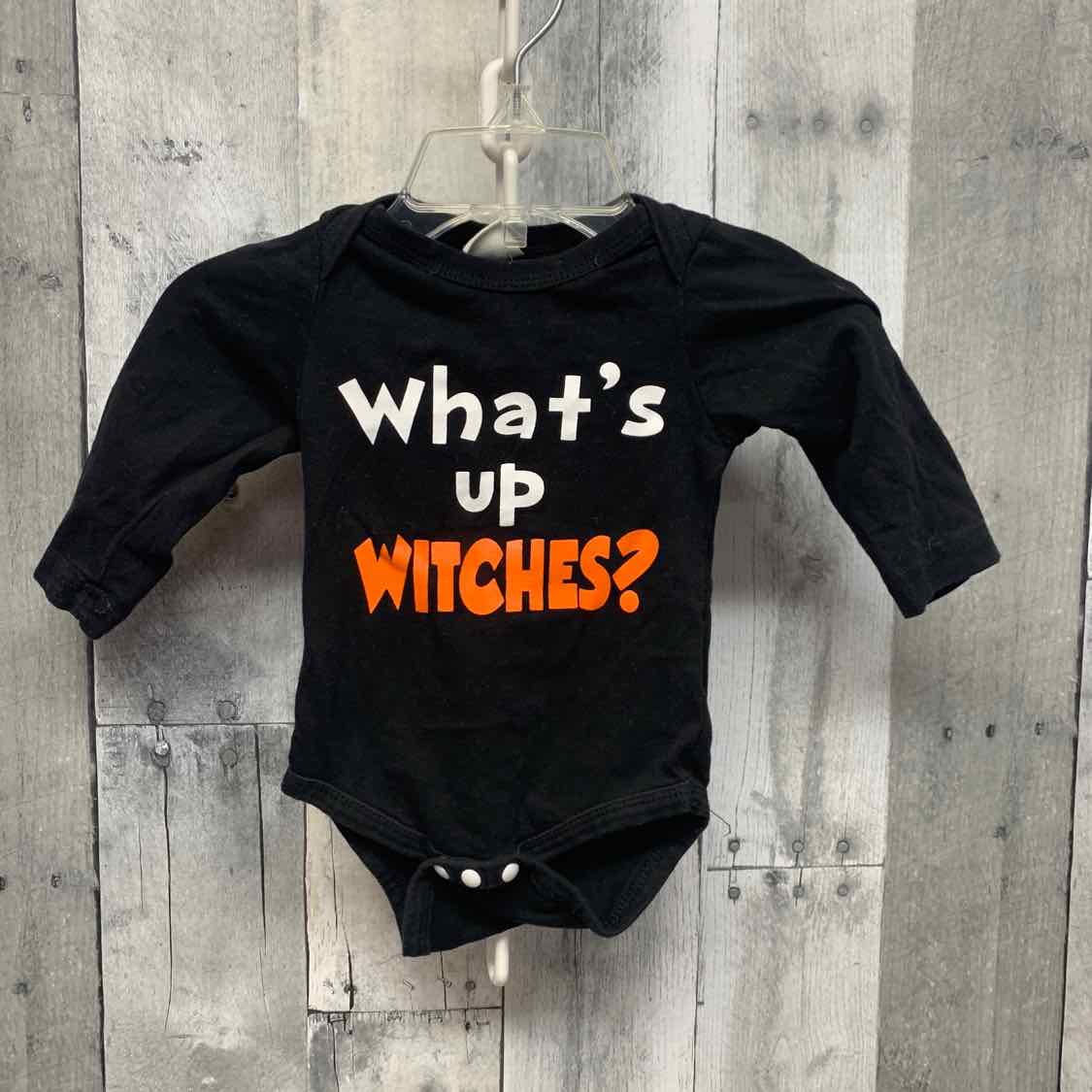 Size 6 Months Black Graphic Mid Brand Bodysuit