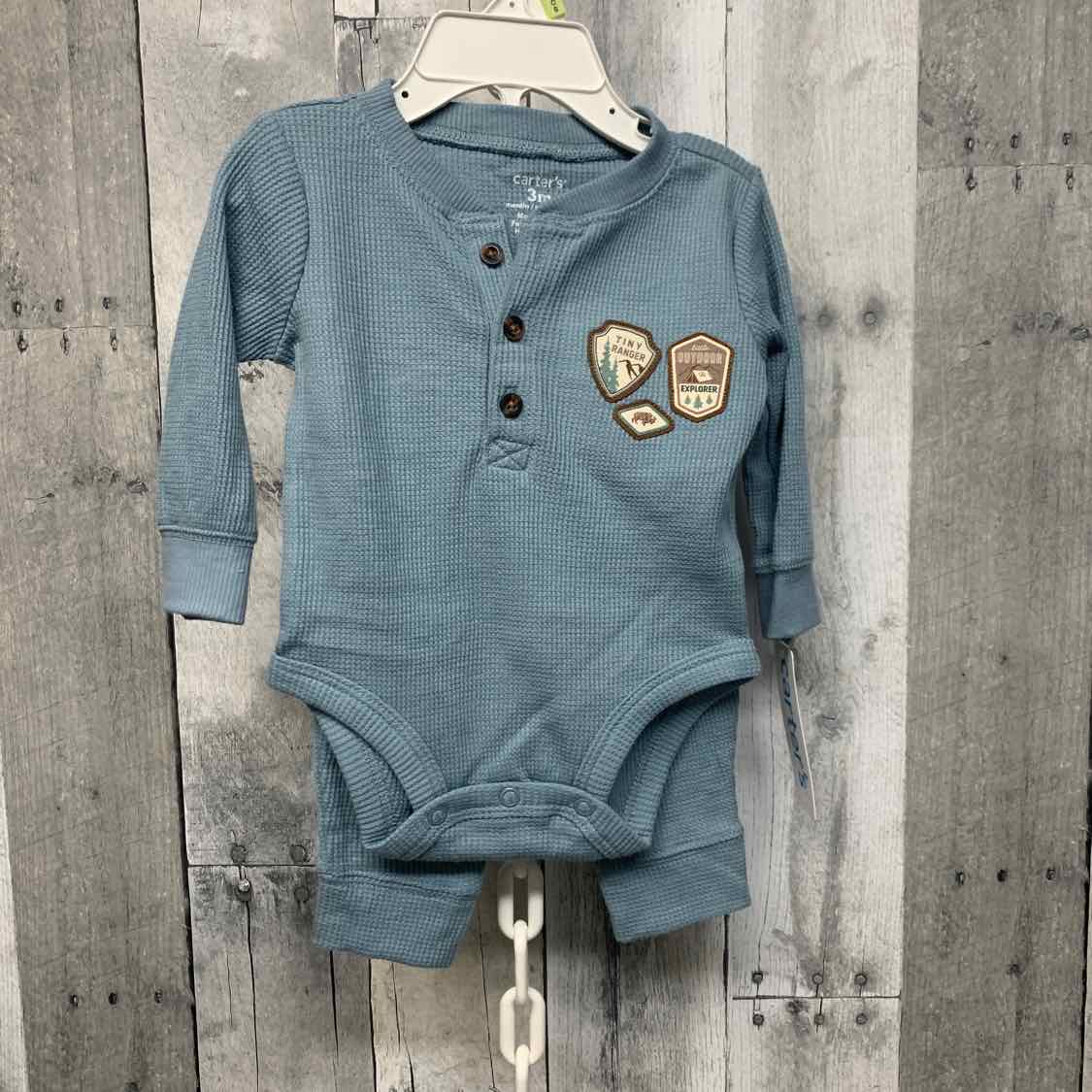 Size 3 Months Blue Carter's Shirt/Pants