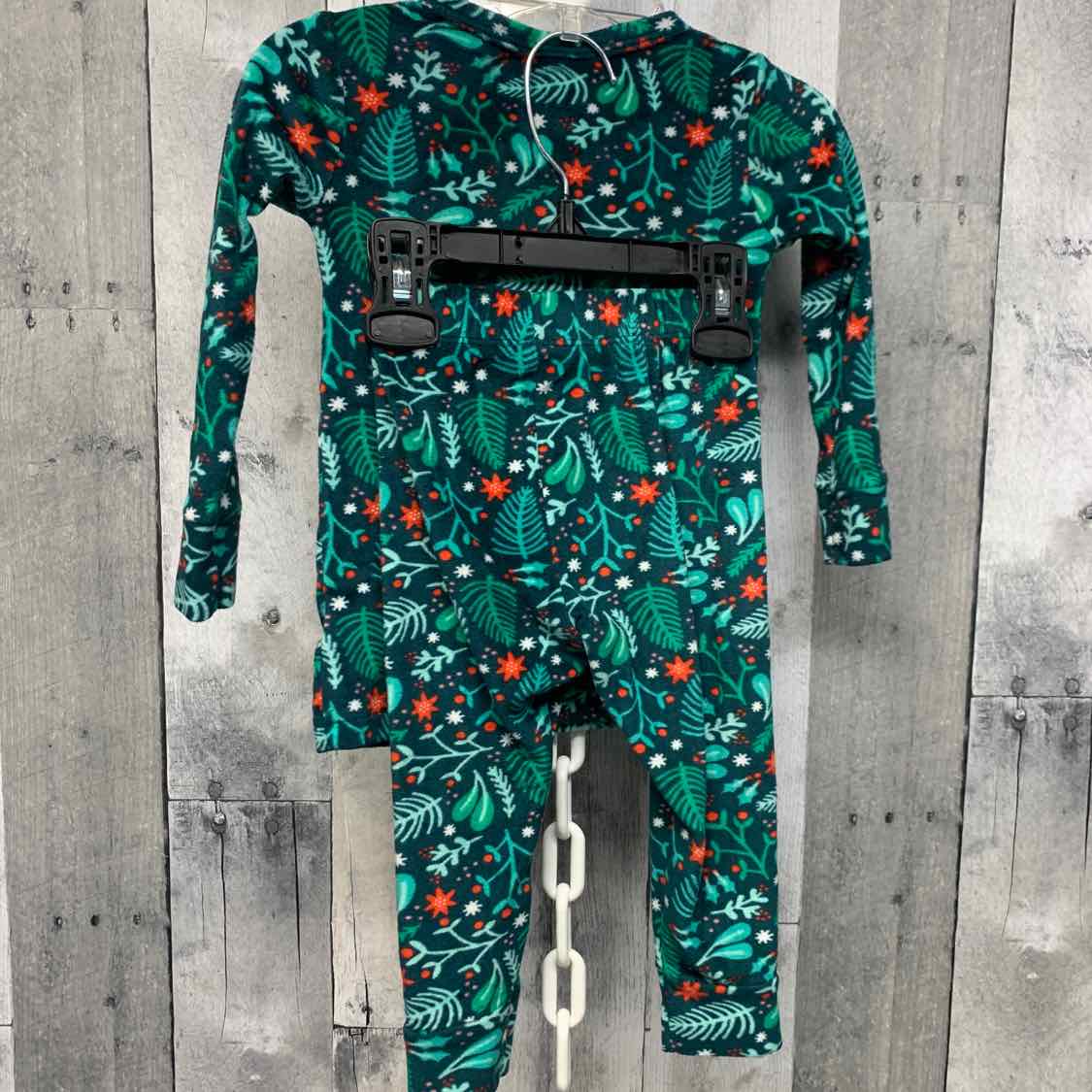 Size 18 Months Green Graphic Cat & Jack 2pc PJs