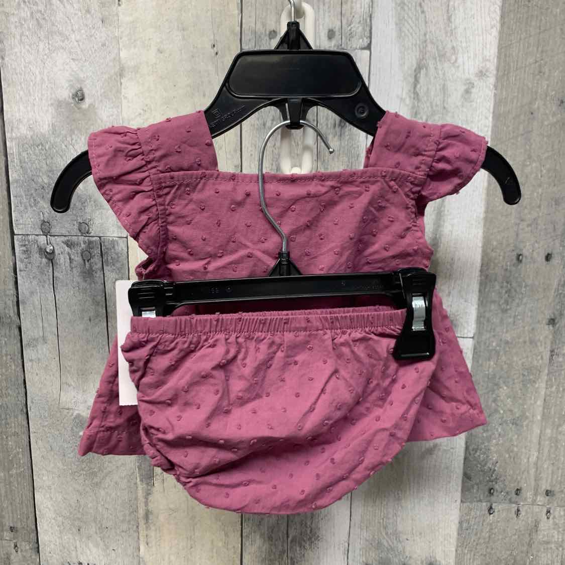 Size Newborn Purple Carter's Shirt/Shorts - OodlesCB