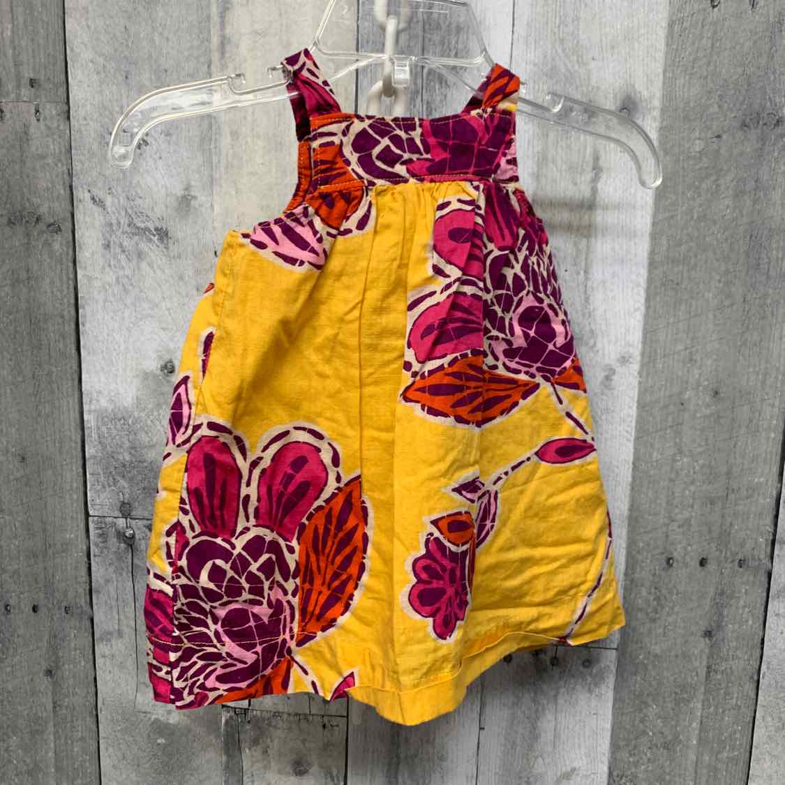 Size 3-6 Months Yellow/Pink Gap Dress